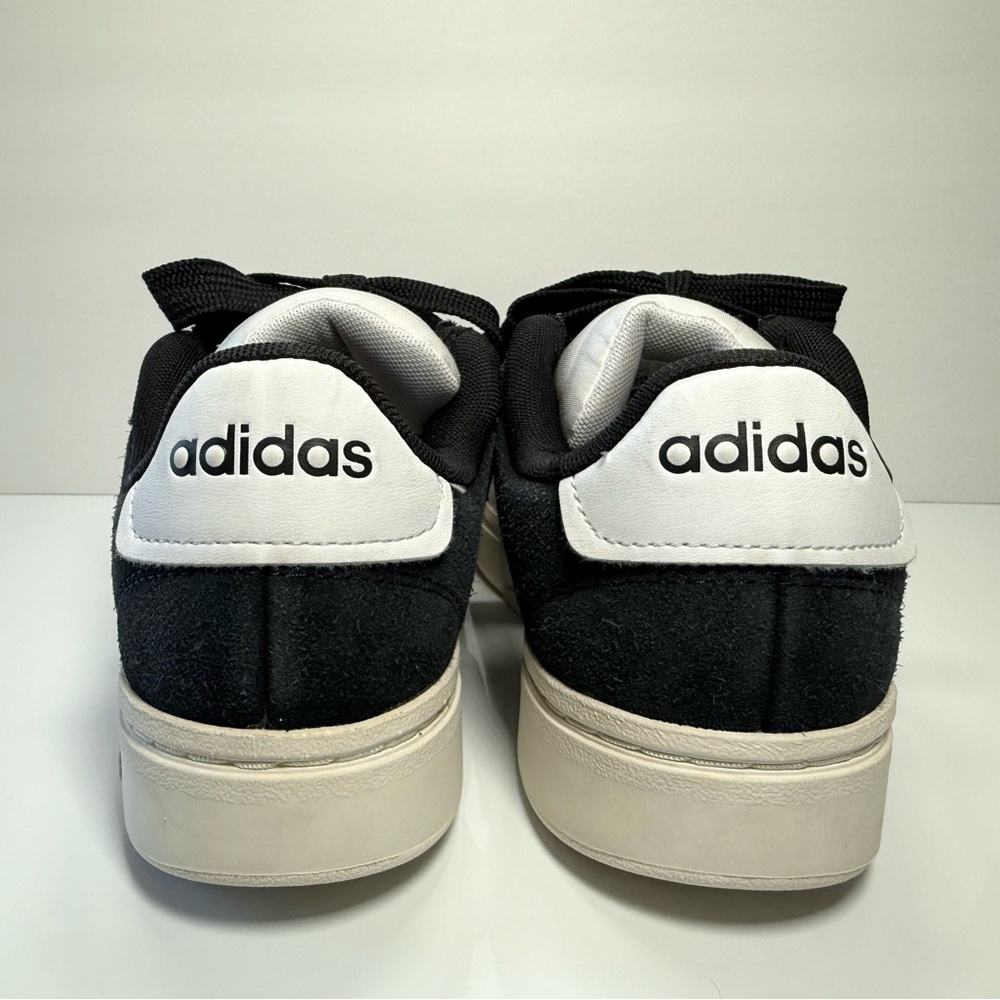 Adidas Black Suede & White Shoes - Picture 2 of 6